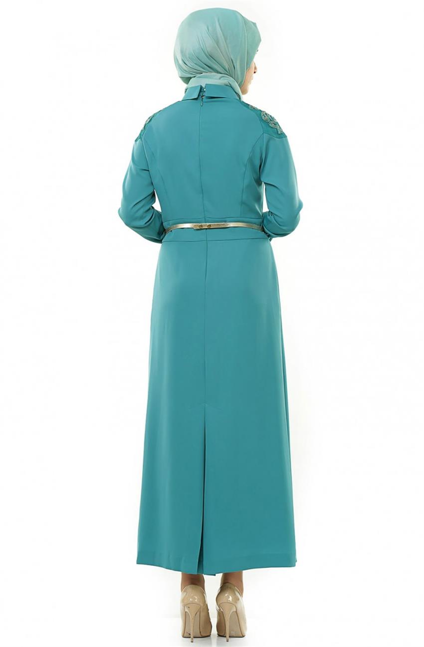 فستان-أخضر KA-B4-23053-70