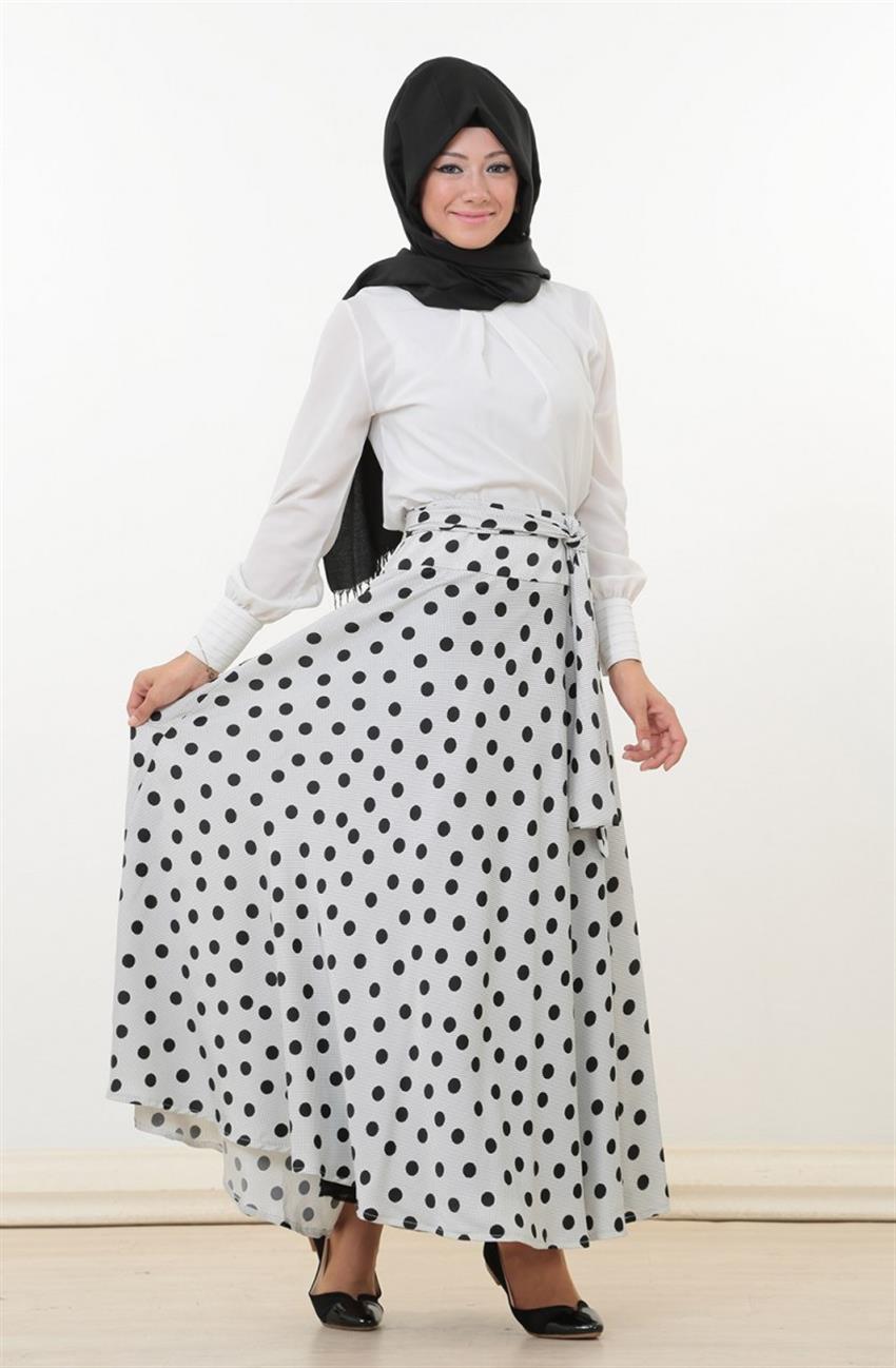 Skirt-White 1004-02