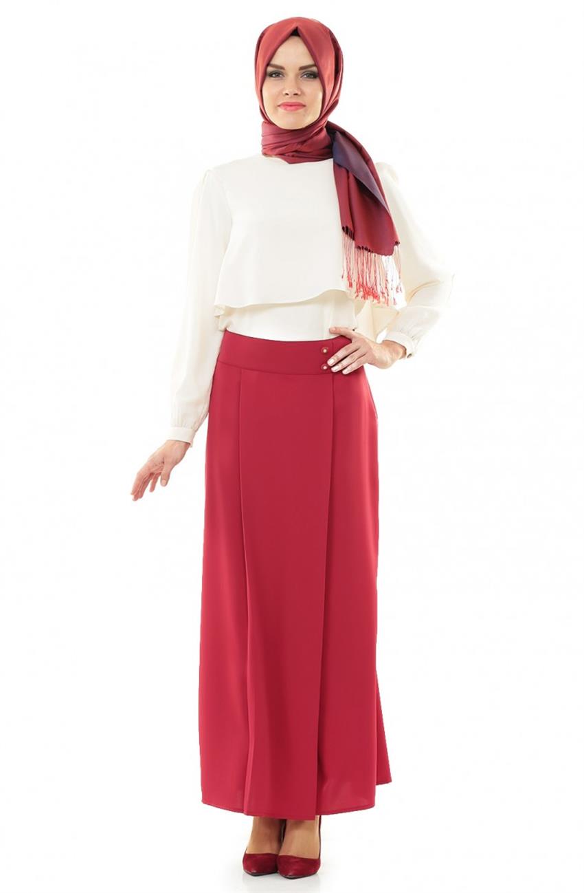 Pants Skirt-Claret Red 30170-67