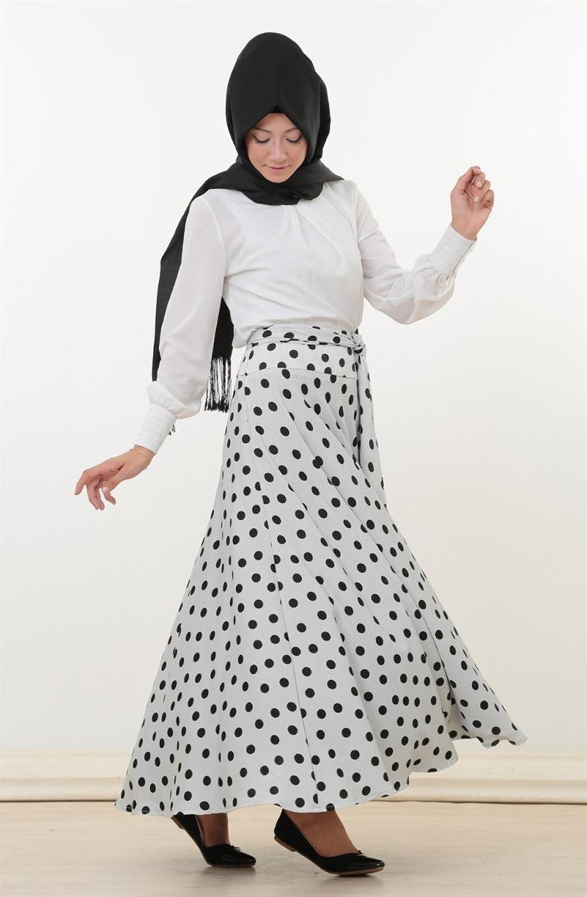 Skirt-White 1004-02