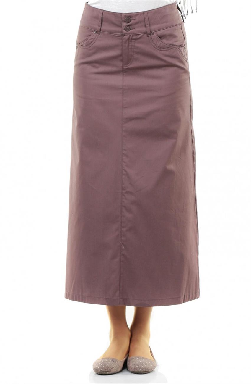 Skirt-Açik Brown 2058İAK-09