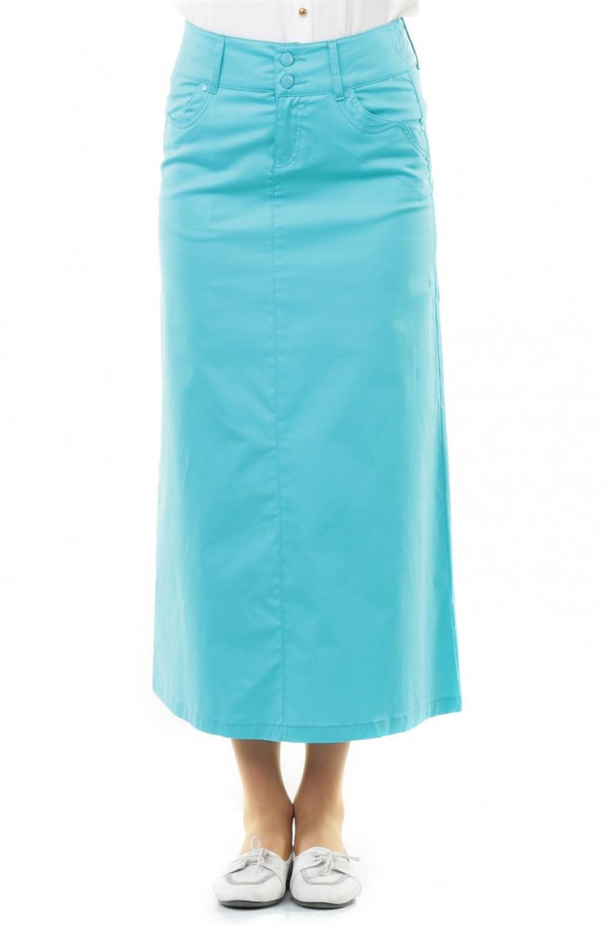 Skirt-Turquoise 2058İTR-19