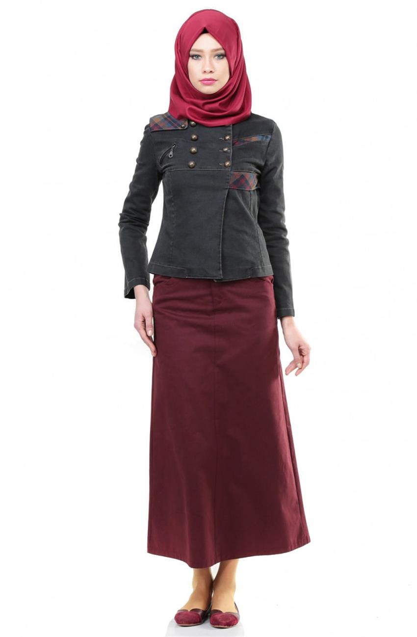 Skirt-Claret Red 2058BR-67