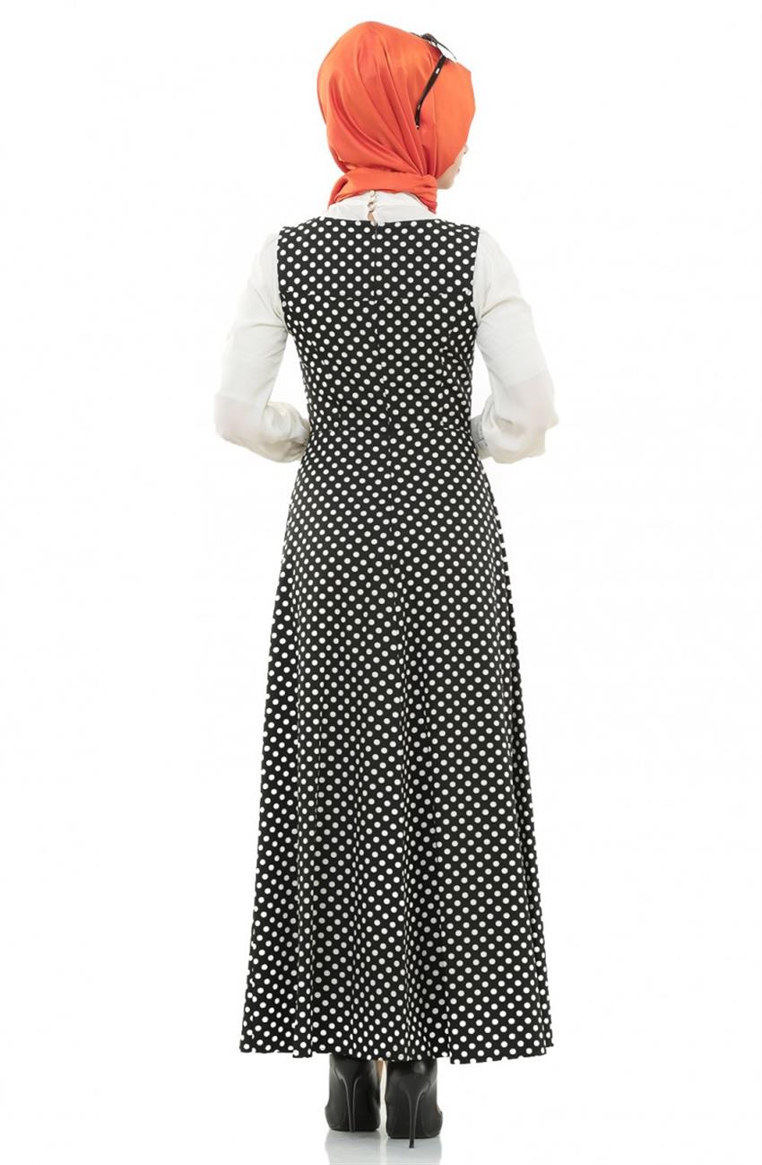 Dress-Black White LR1552-0201