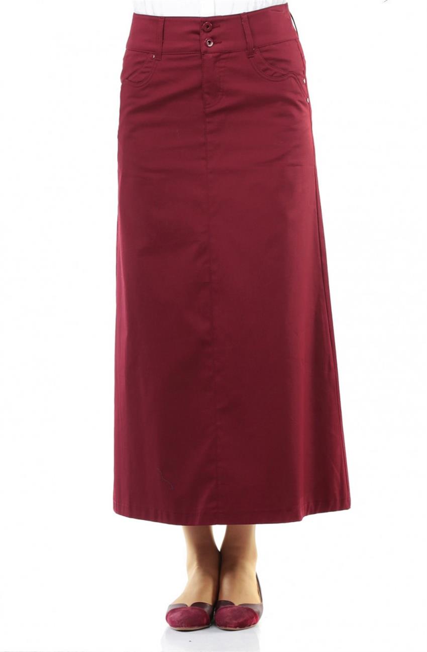 Skirt-Claret Red 2058İBR-67