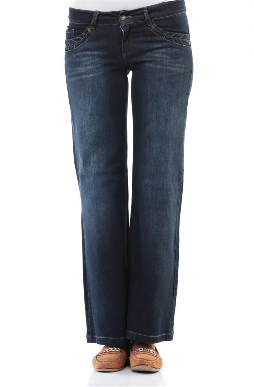 Jeans Pants-Navy Blue 1049I-17