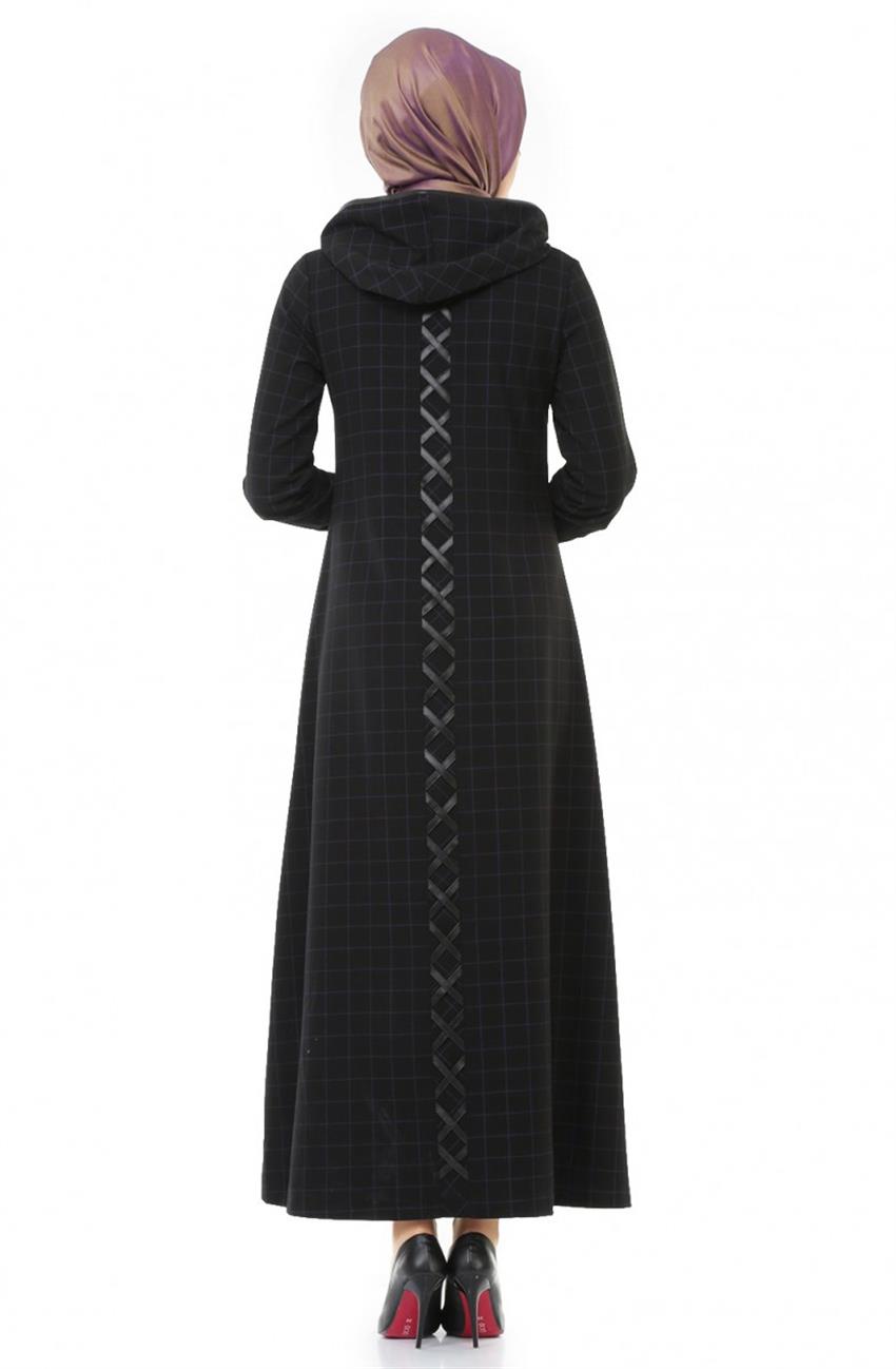 فستان-أسود أرجواني ar-7034-0145