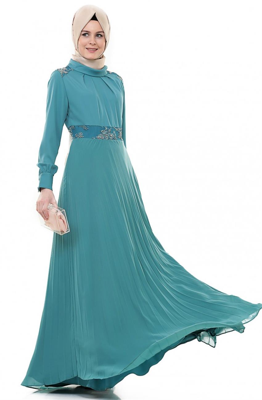 فستان سهرة فستان-أخضر DO-B4-63005-70