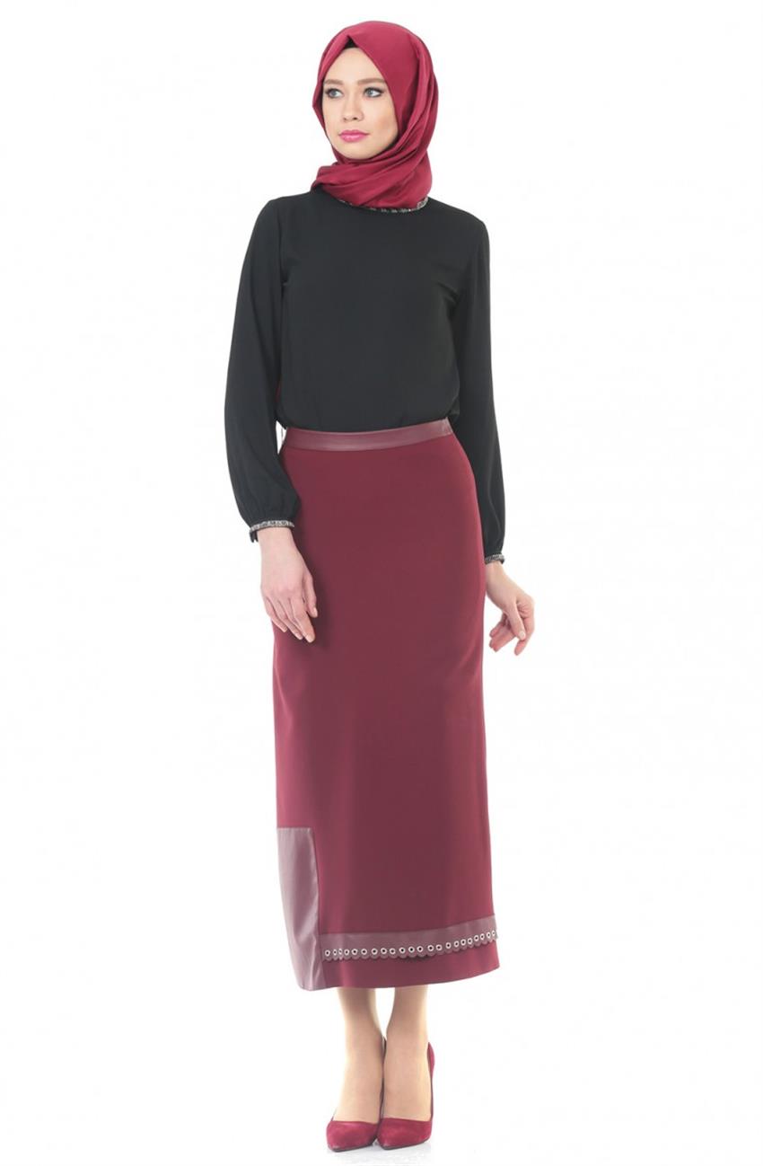Skirt-Claret Red 3503-67