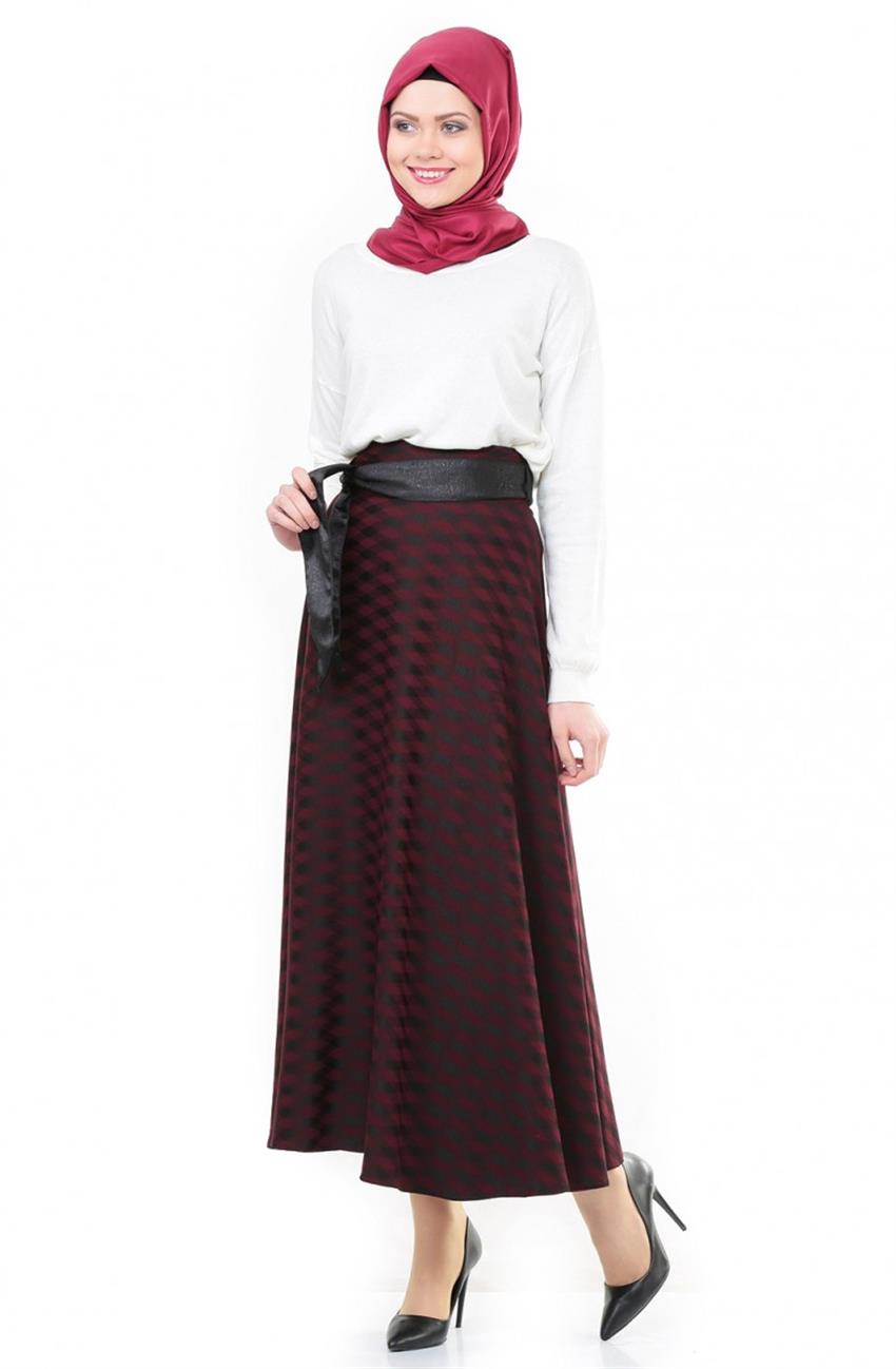 Skirt-Claret Red 2417-67