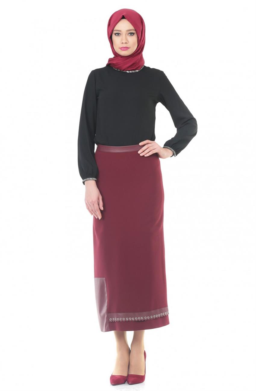 Skirt-Claret Red 3503-67