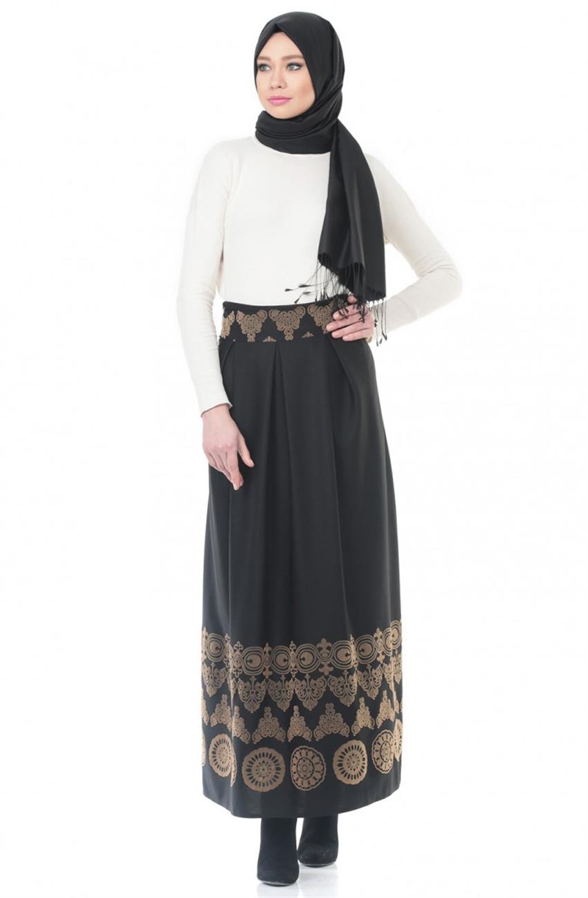Skirt-Black 3517-01