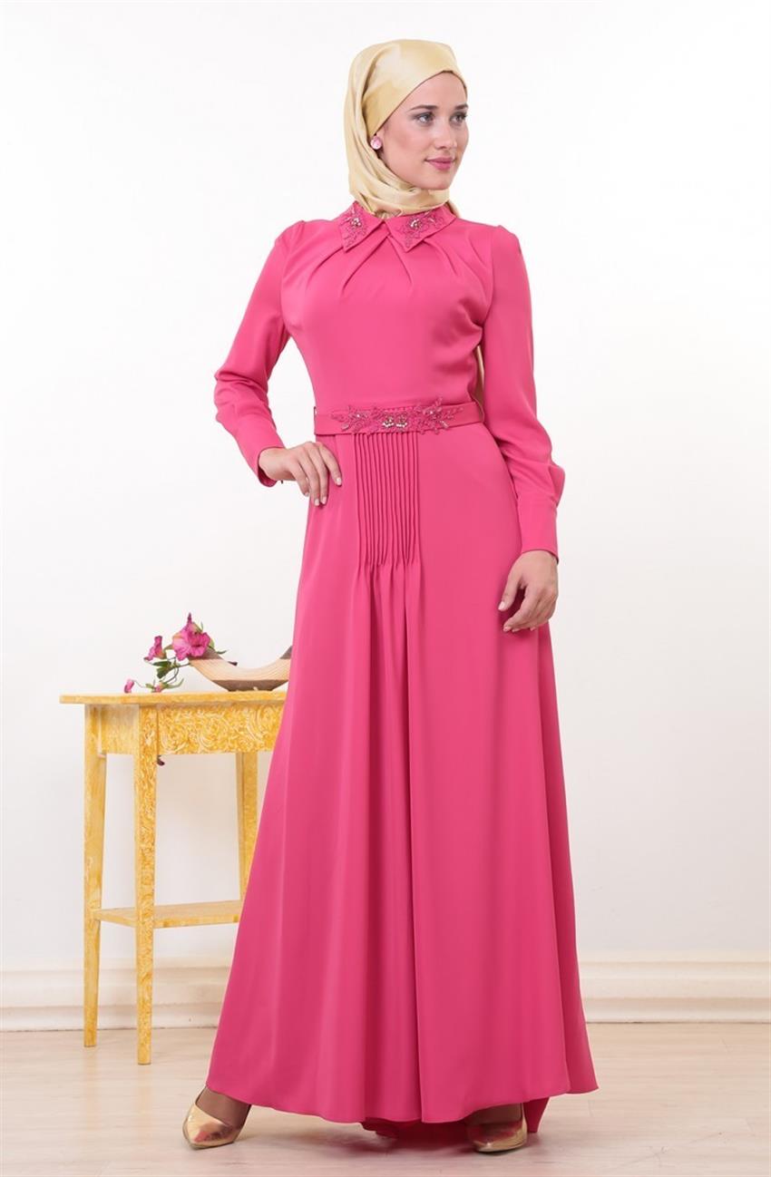 Evening Dress Dress-Pink KA-B4-23018-17