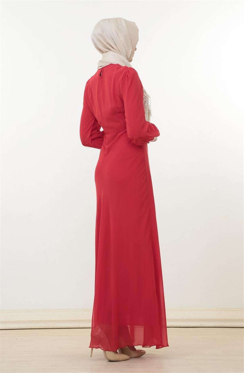 Beden Evening Dress Dress-Coral 8228-71