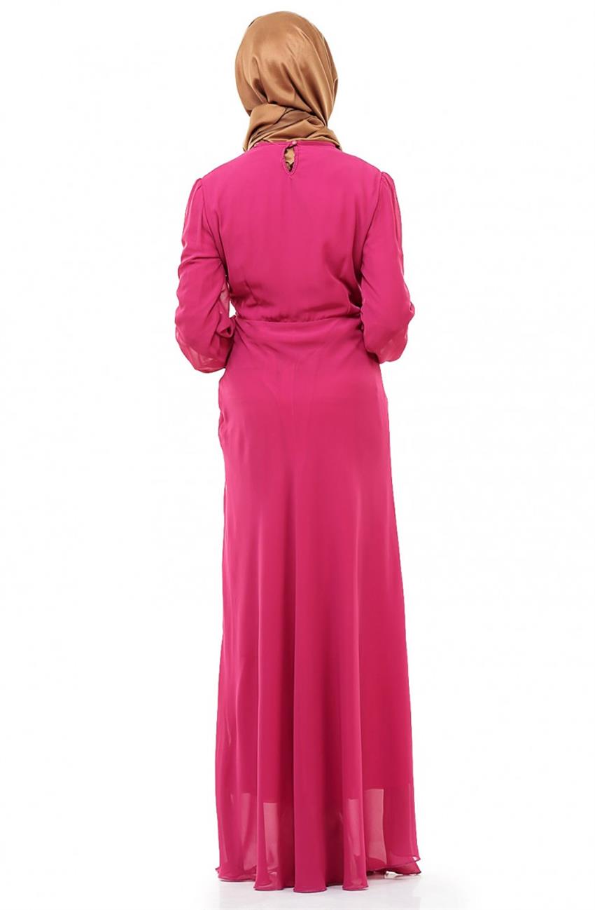 Beden Evening Dress Dress-Fuchsia 8228-43