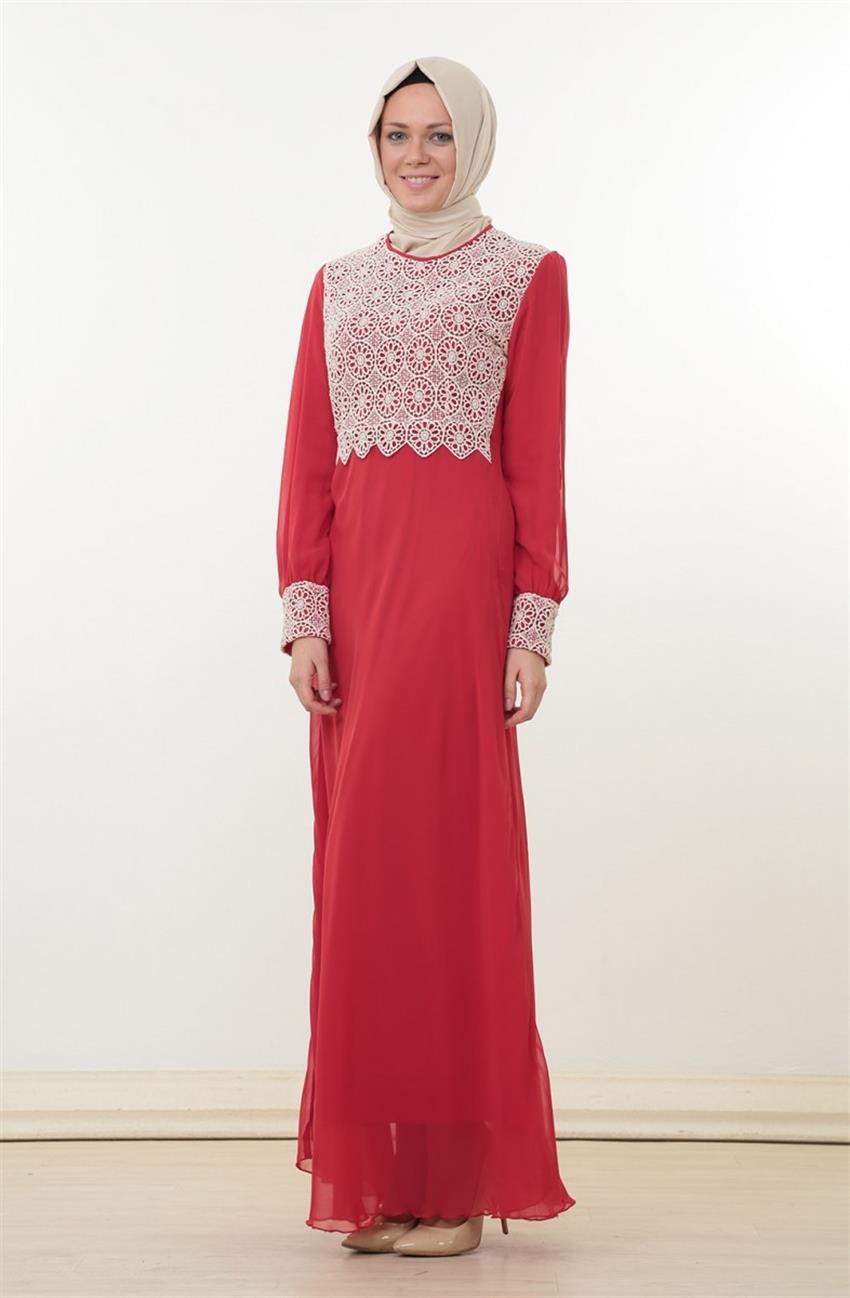 Beden Evening Dress Dress-Coral 8228-71