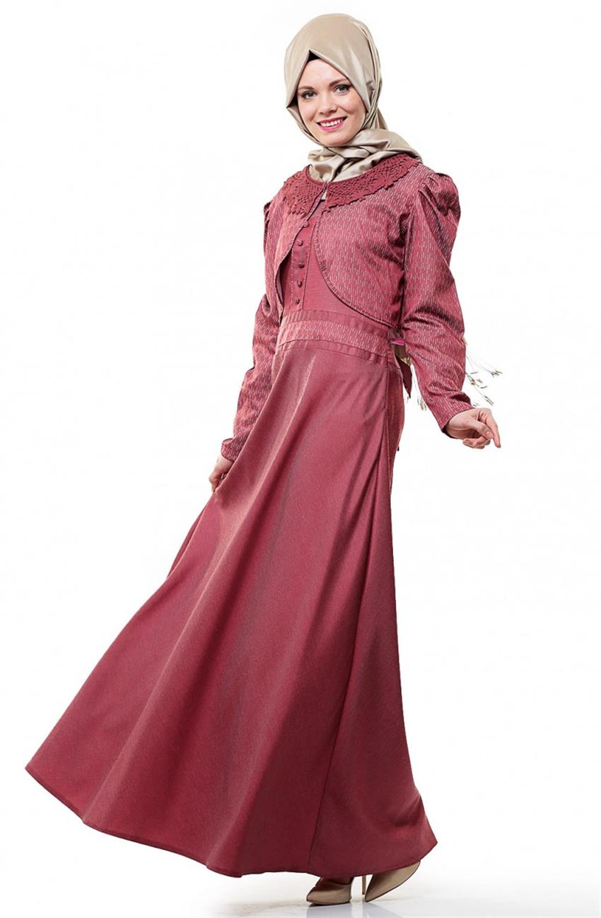 Dress Suit-Dried rose 8094-53