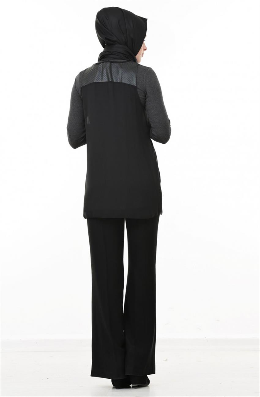 Suit-Smoked Black K9098-7901
