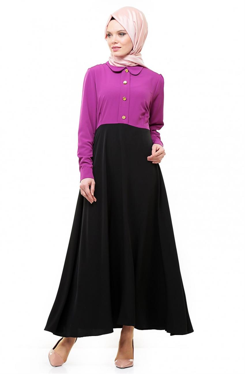 فستان-أرجواني أسود ar-1548-4501