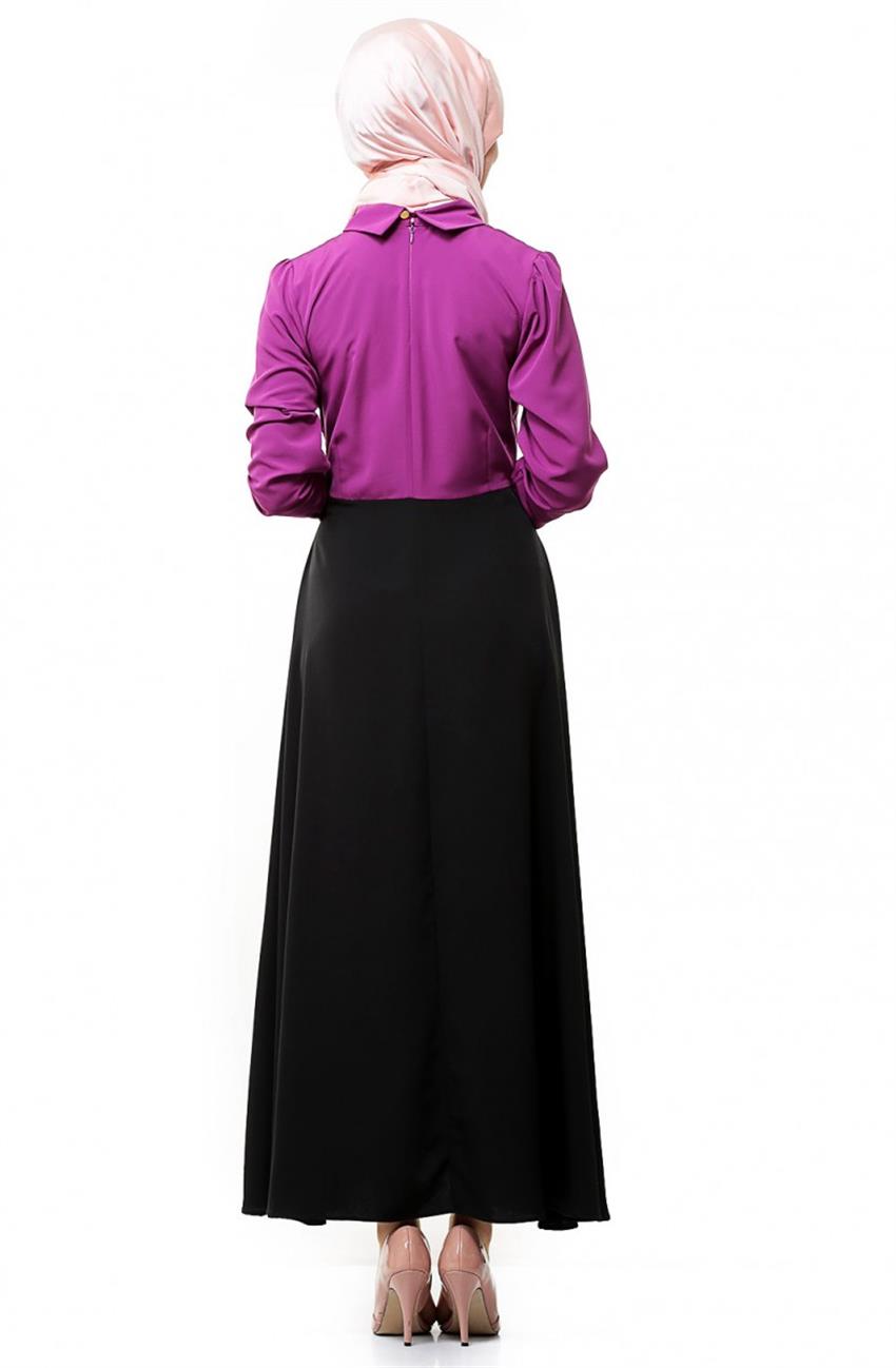 فستان-أرجواني أسود ar-1548-4501