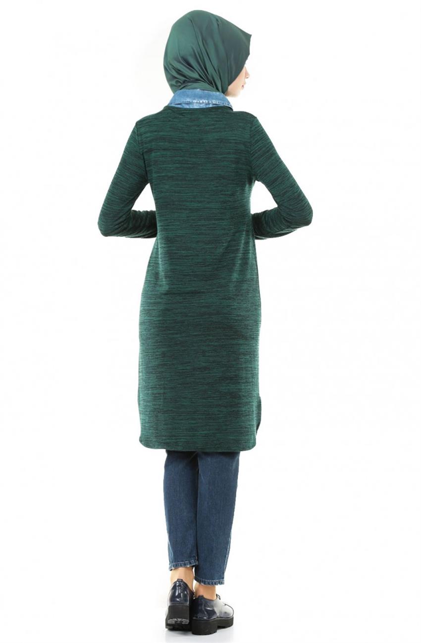 Knitwear Tunic-Green 1742-21