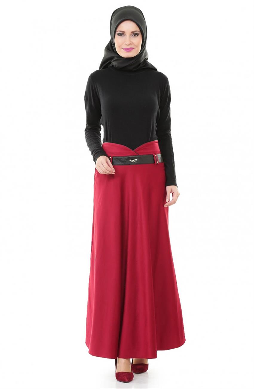 Skirt-Red 3437-34