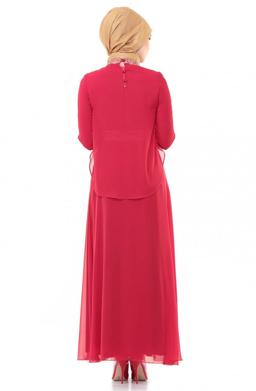 Evening Dress Dress-Red ARM7010-34