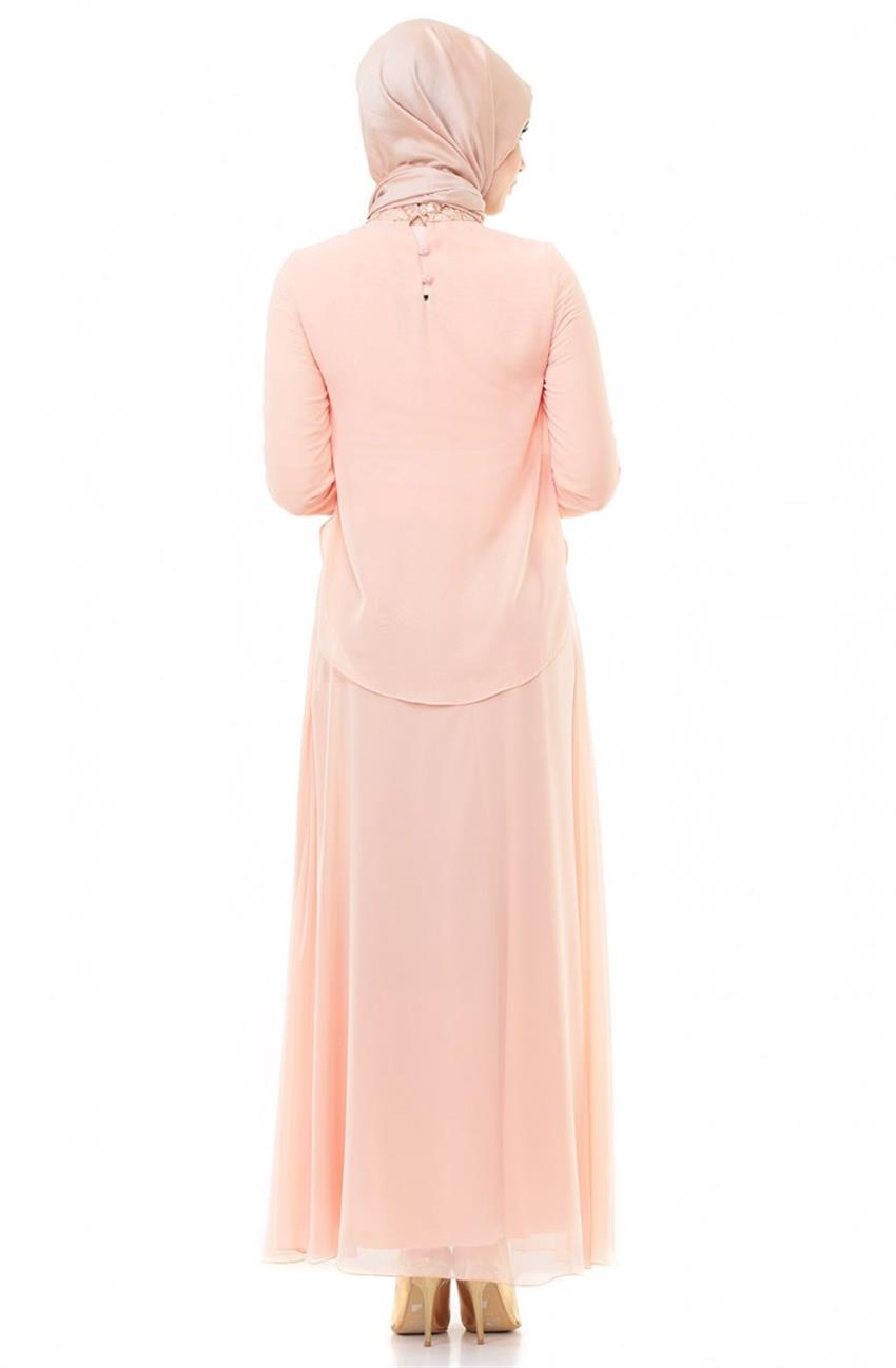 Evening Dress Dress-Powder ARM7010-41