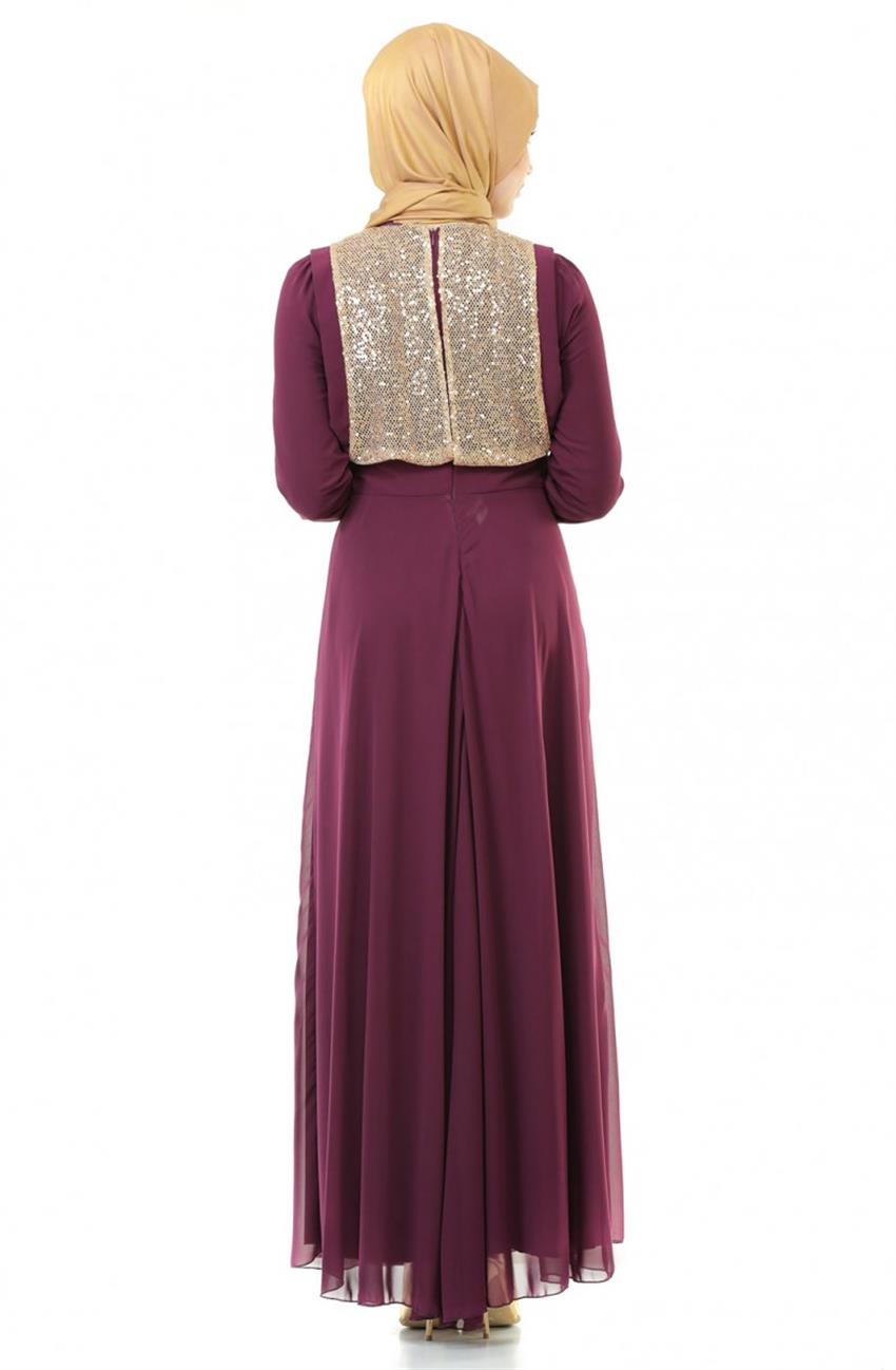 Evening Dress Dress-Purple ARM7002-45