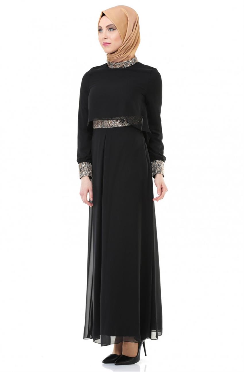 Evening Dress Dress-Black ARM7010-01