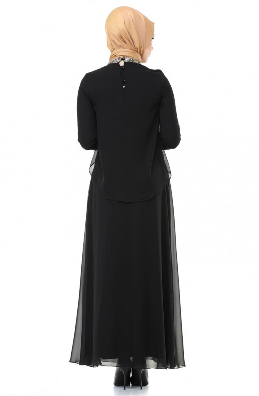 فستان سهرة فستان-أسود ARM7010-01