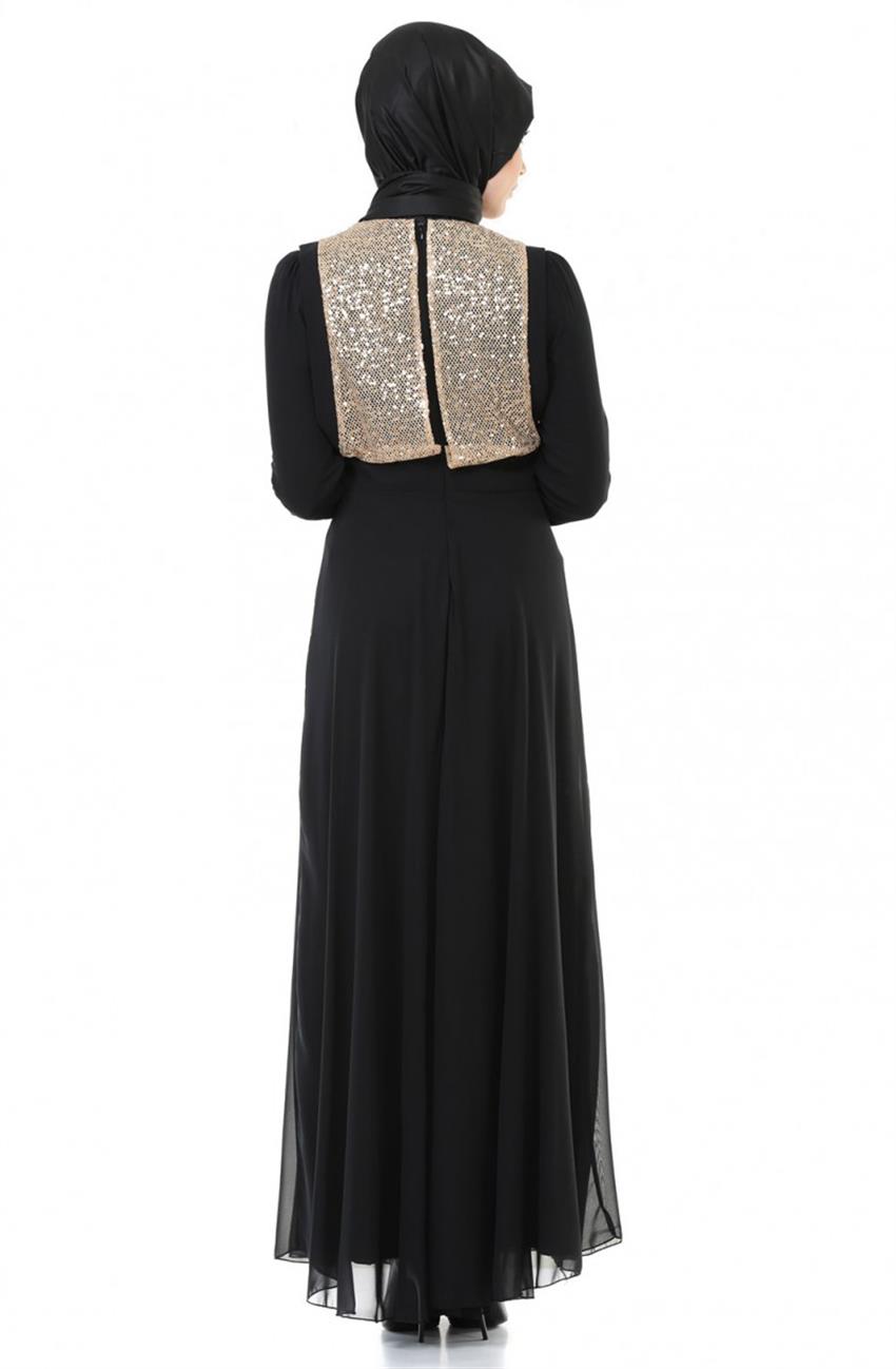 Evening Dress Dress-Black ARM7002-01
