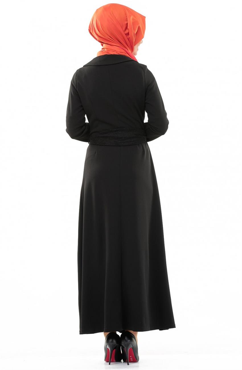 Siyah Elbise 31945-01