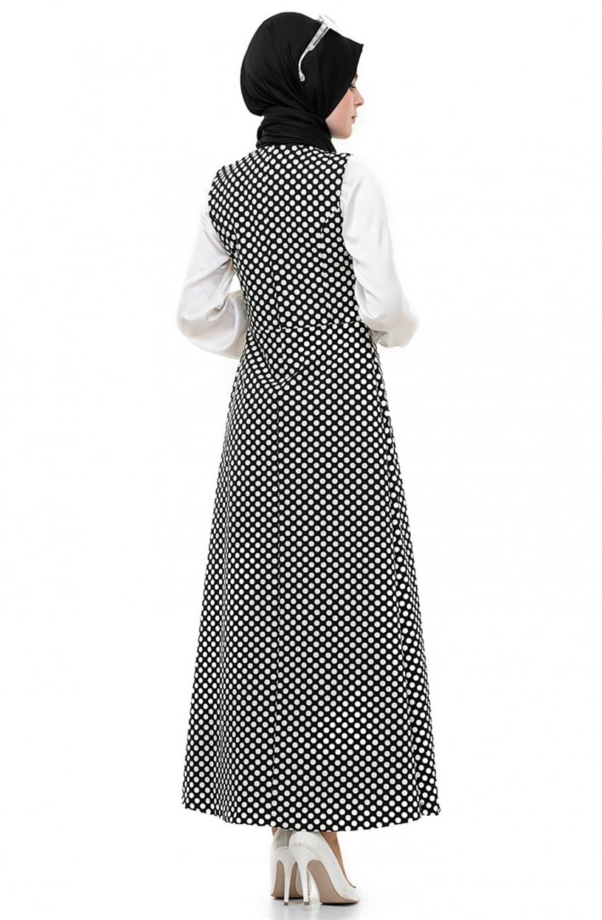Dress-Black White 1453-0102