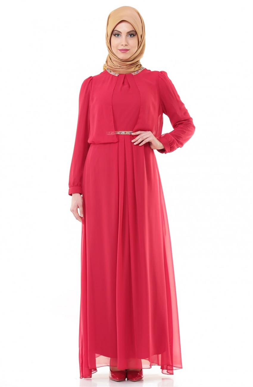 Evening Dress Dress-Red ARM7006-34