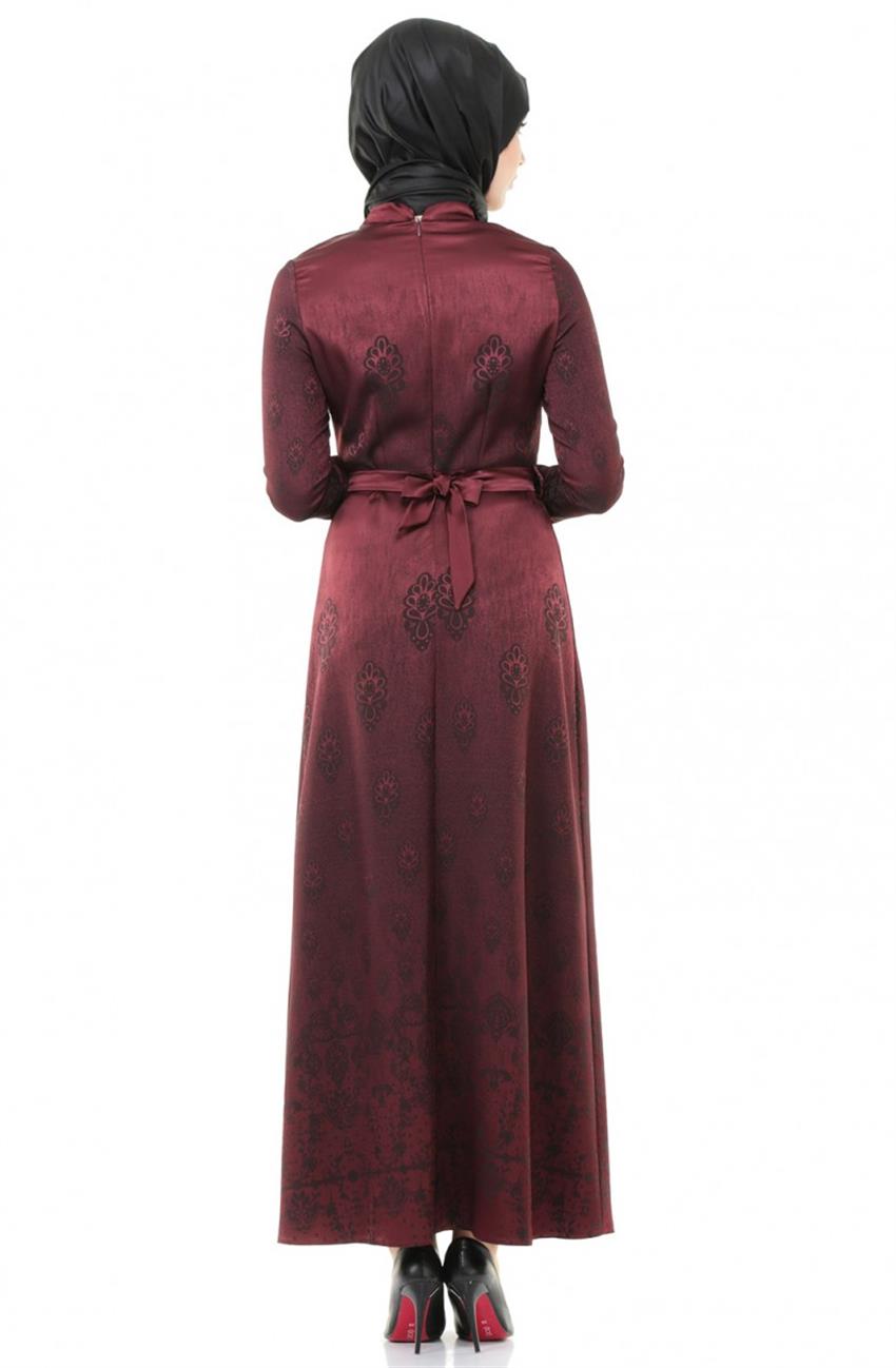 Dress-Koyu Claret Red ARM7028-36