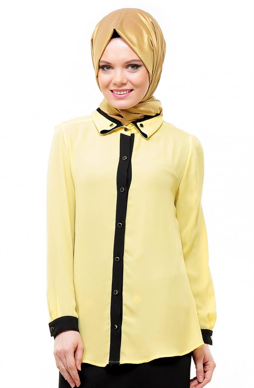 Shirt-Yellow Black 2024-2901
