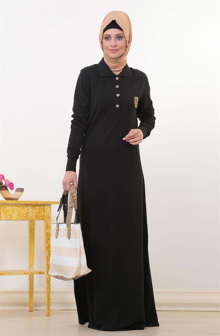 Bayan ملابس نوم-أسود ar-1003-01