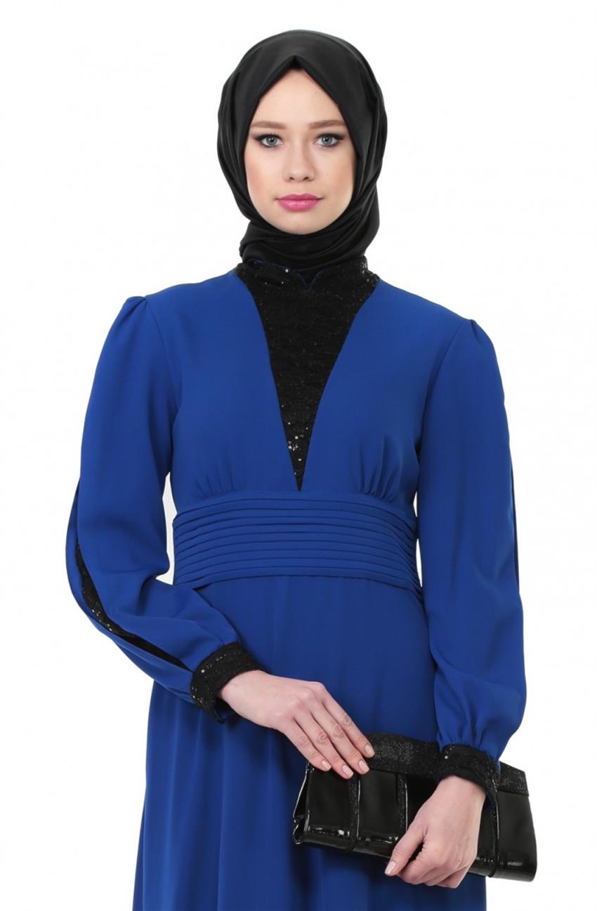 فستان سهرة فستان-أزرق غامق ar-4356-009-47