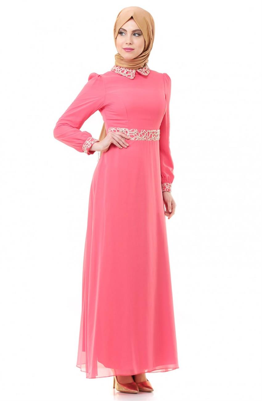 Evening Dress Dress-Açik Coral ARM7026-38