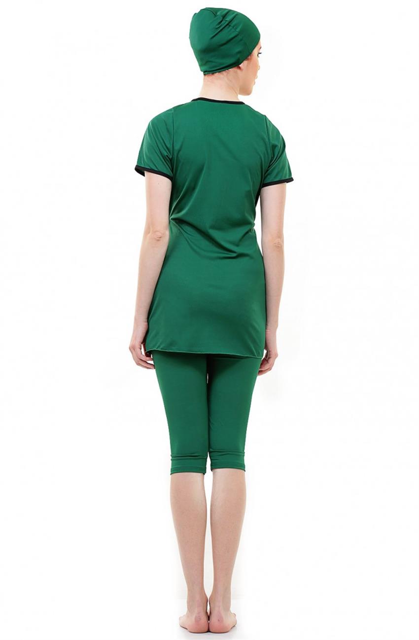 Tesettur ملابس سباحة-أخضر ar-1008-21