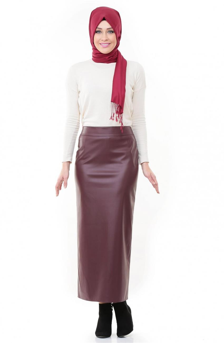 Skirt-Claret Red 3408-1-67