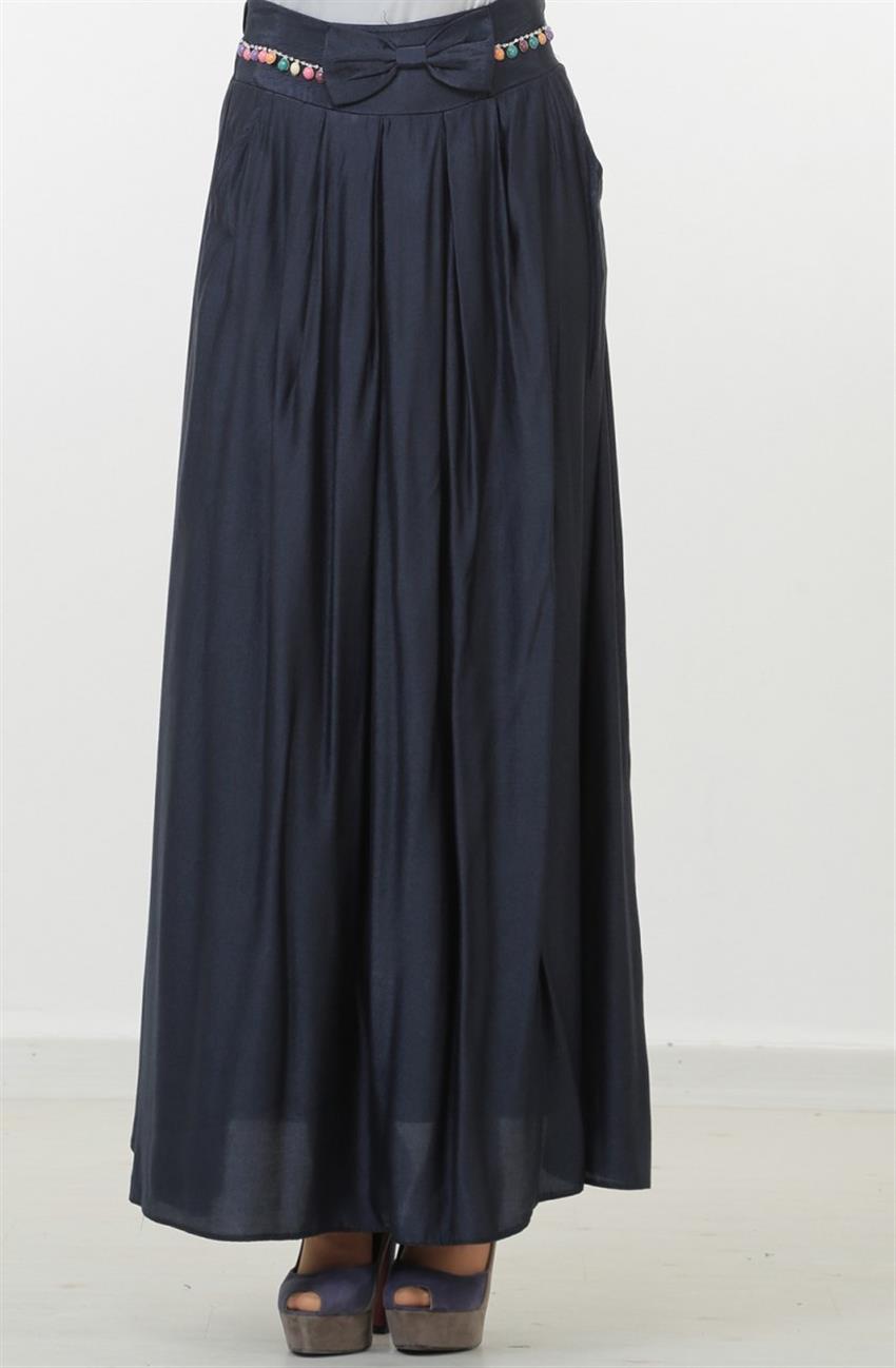 Skirt-Navy Blue 2235-17