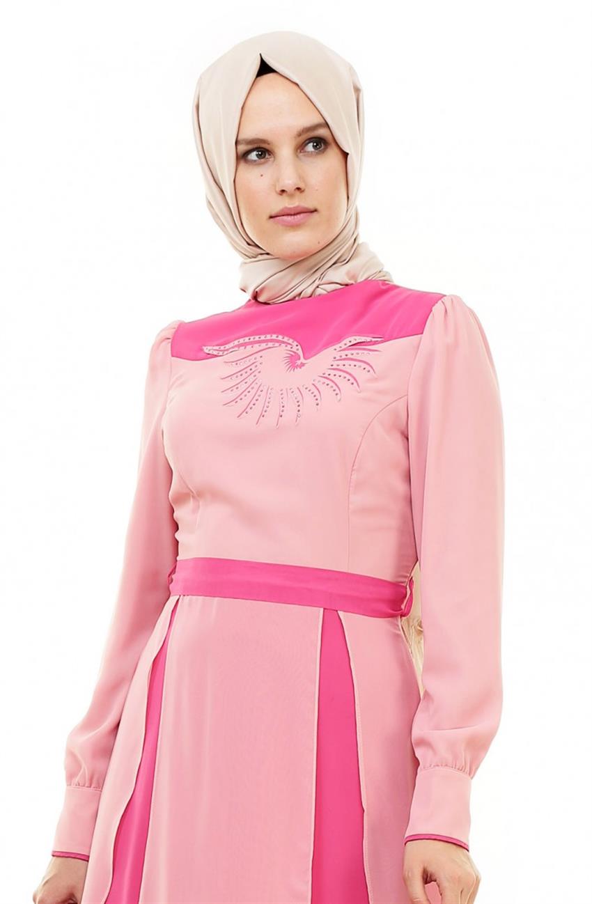 Evening Dress Dress-Pink 410-42