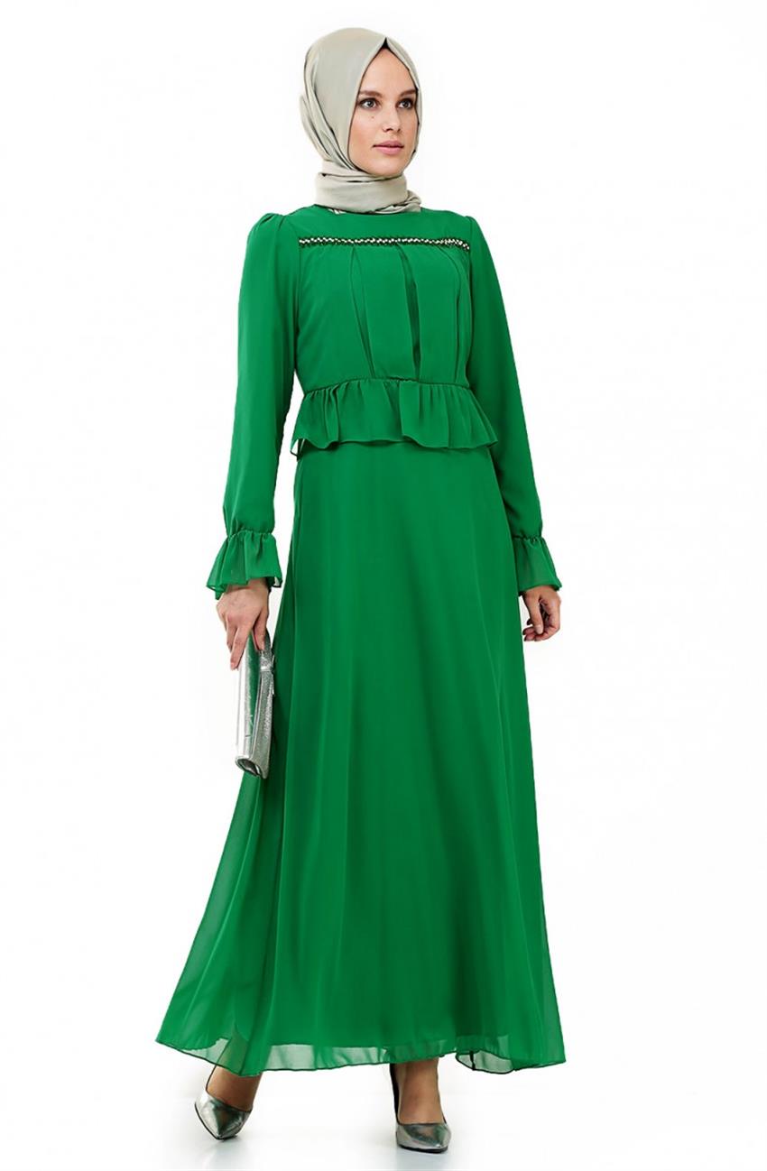 Evening Dress Dress-Green 412-21