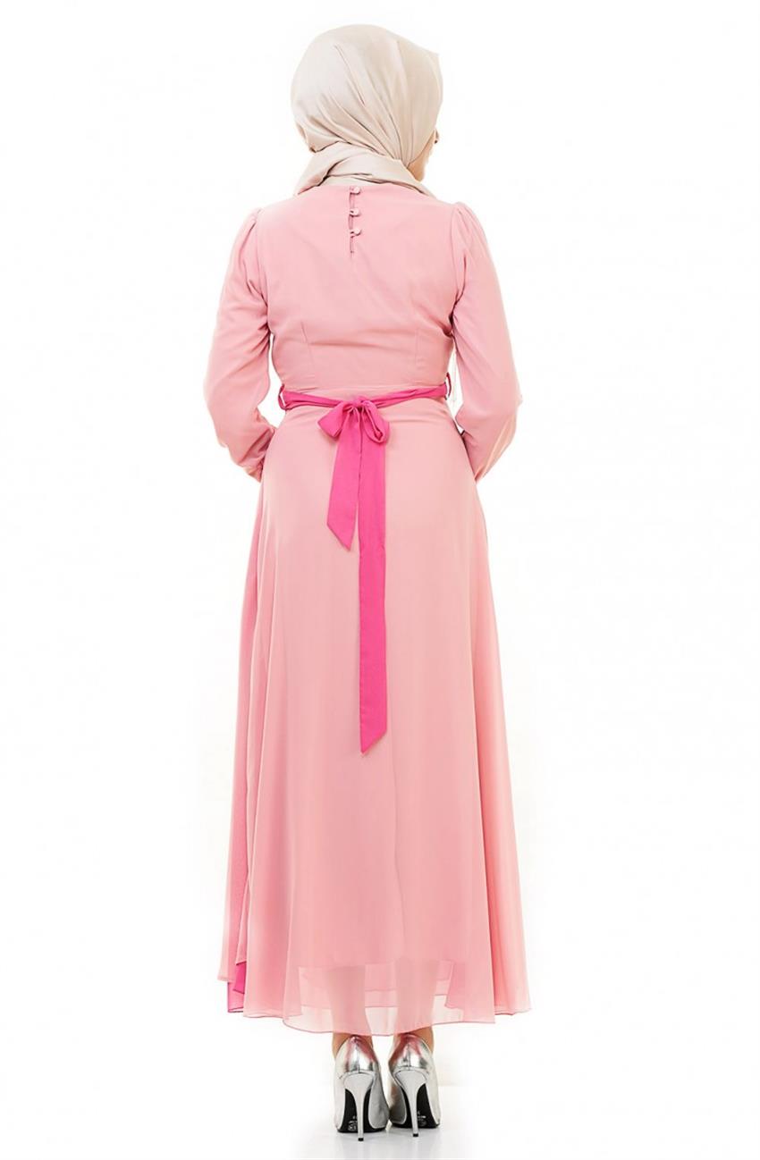 Evening Dress Dress-Pink 410-42