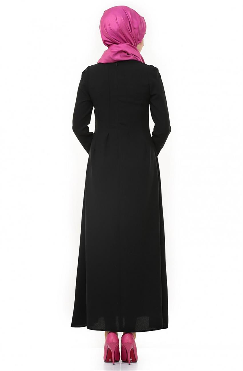 Siyah Elbise 1549-01
