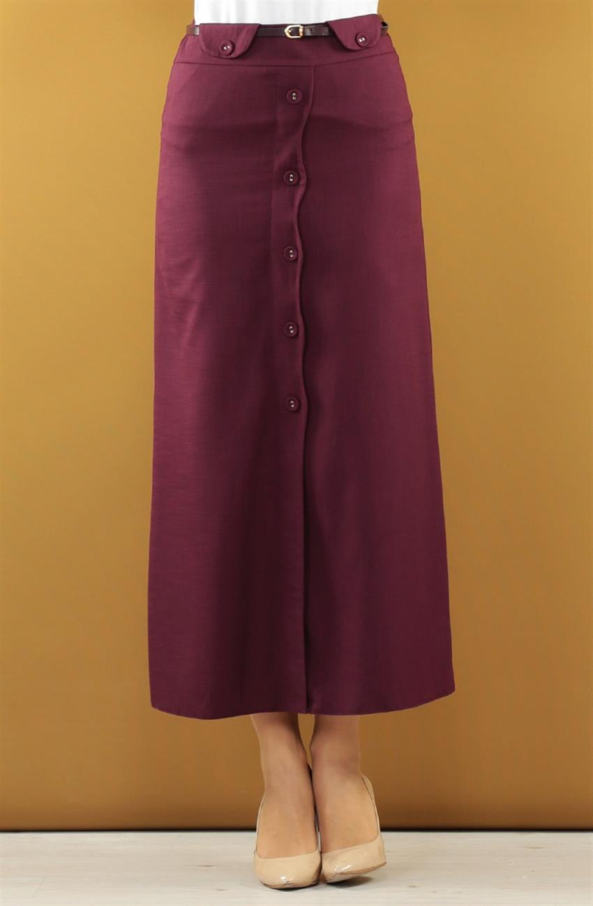 Skirt-Plum 3536-51