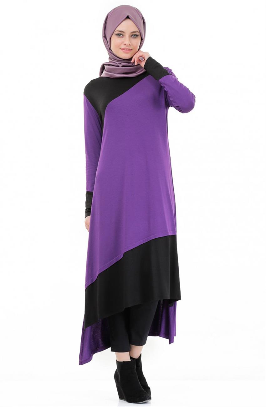 Tunic-Purple Black 8847-4501