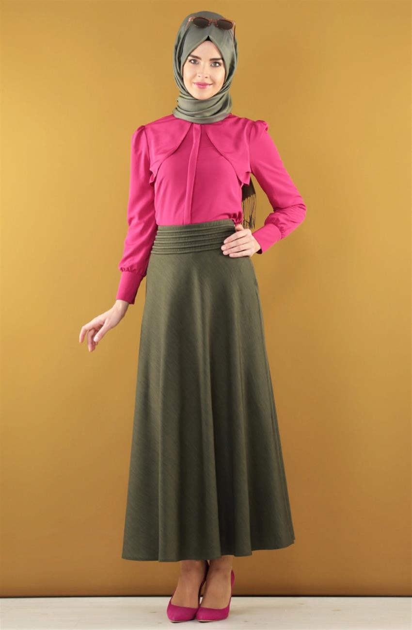 Skirt-Khaki 3519-27